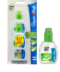 Paper Mate 2in1 Correttore blister 2+1