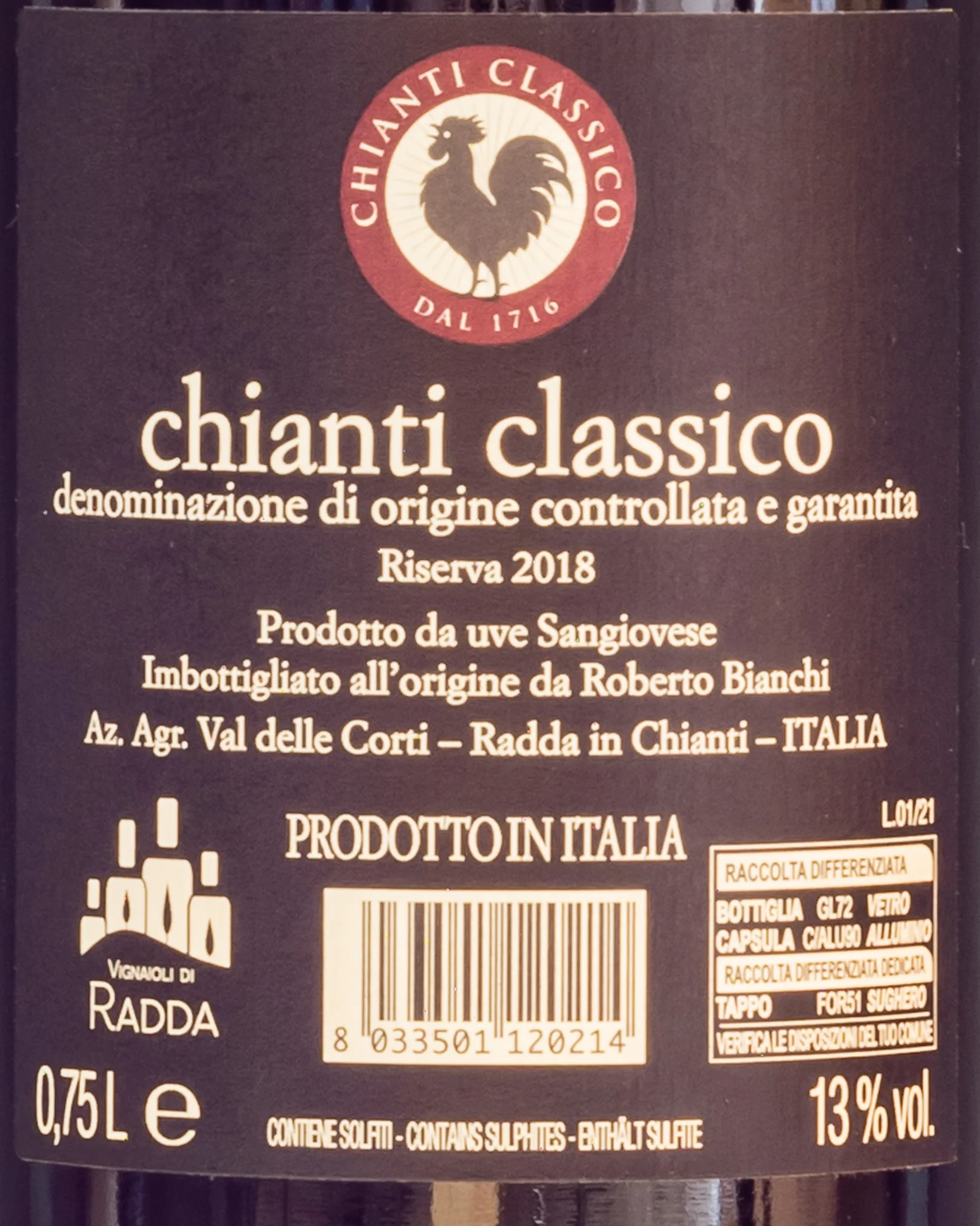 Chianti Classico Riserva 2018 - immagine 2